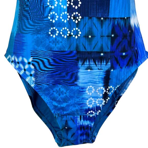 Bleu by Rod Beattie Too Hot to Handle Cutout One-Piece Swimsuit Women's 12 NWT - Picture 6 of 12